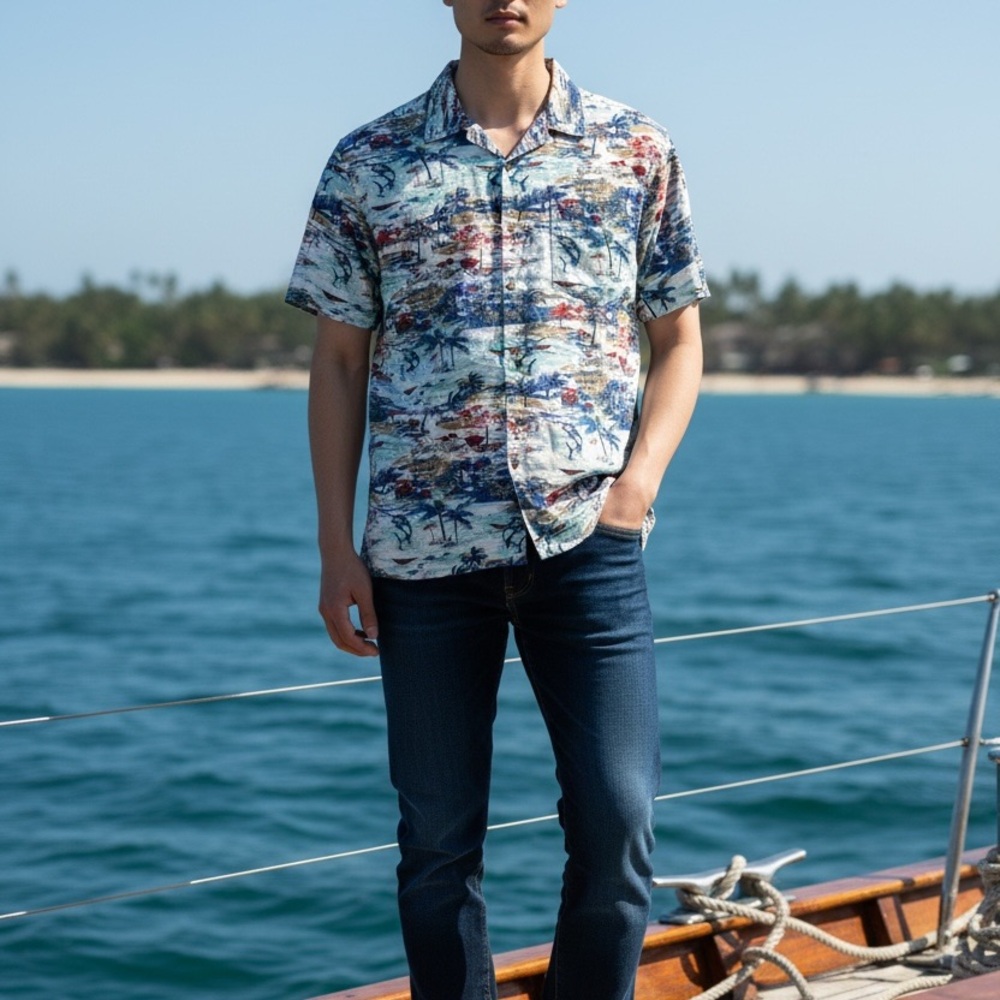 L Columbia PFG Trollers Best Vented Shirt, a popular for fishing & casual wear.